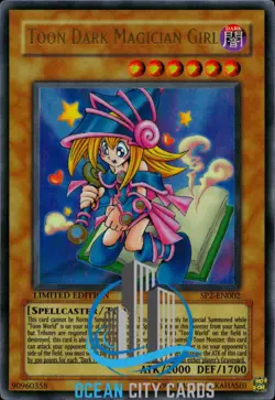 Yugioh Toon Dark Magician Girl SP2-EN002 Enemy of Justice Sneak Peek NM - Image 1