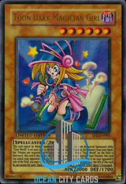 Yugioh Toon Dark Magician Girl SP2-EN002 Enemy of Justice Sneak Peek NM - Image 3