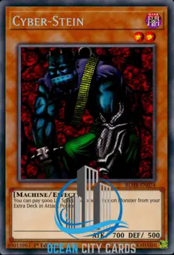 Yugioh Cyber Stein BLHR-EN074 Secret Rare Near Mint 1st Edition - Image 1