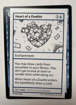 Heart of a Duelist x1 1x Mystery Booster 2 Playtest Card NM MTG - Image 1