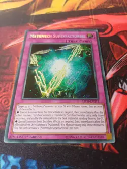 Yugioh Mathmech Superfactorial MYFI-EN012 Secret Rare 1st Edition - Image 2
