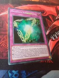 Yugioh Mathmech Superfactorial MYFI-EN012 Secret Rare 1st Edition - Image 3