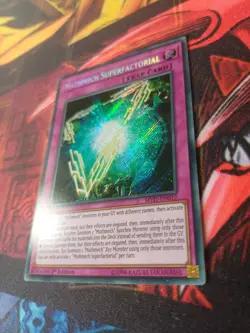 Yugioh Mathmech Superfactorial MYFI-EN012 Secret Rare 1st Edition - Image 4