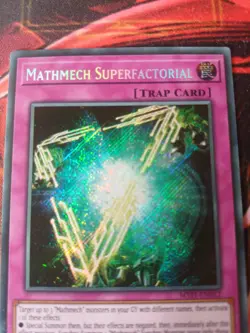 Yugioh Mathmech Superfactorial MYFI-EN012 Secret Rare 1st Edition - Image 5