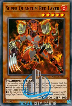 Yugioh Super Quantum Red Layer OP14-EN006 Super Rare - Image 1