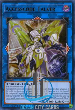 Yugioh Accesscode Talker RA02-EN044 Ultra Rare Near Mint 1st Edition US Print - Image 1