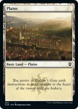 Plains (454) - Light Play MTG Commander Legends: Battle for Baldur's Gate - Image 1