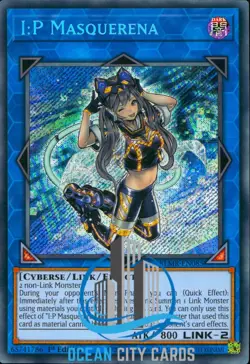 Yugioh I:P Masquerena BLMR-EN085 Secret Rare 1st Edition - Image 1