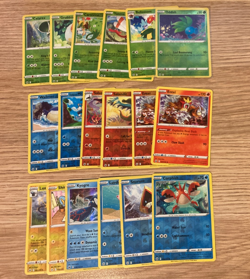 Crown Zenith Near Complete Master Set 65x Pokemon Card Holo Reverse - Image 2