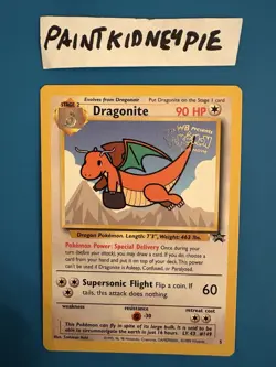 Pokemon TCG Dragonite Promo WB the First Movie Stamped Card -LP - Image 1