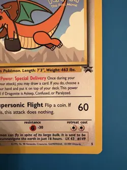 Pokemon TCG Dragonite Promo WB the First Movie Stamped Card -LP - Image 4