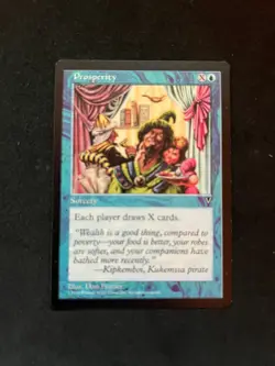 MTG Magic The Gathering Prosperity Visions NEAR MINT - Image 1