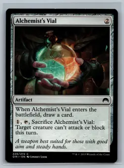 Magic MTG Magic Origins 4x Alchemist's Vial #220/272 TCG CCG Playset - Image 1