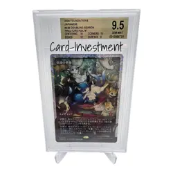 BGS 9.5 GEM MINT MTG Foundations Doubling Season Japanese Fracture Foil #438 - Image 1