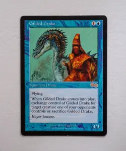 MTG Gilded Drake Urza's Saga 76/350 Magic The Gathering LP - Image 1