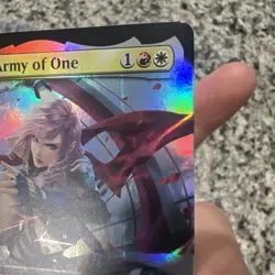 MTG Final Fantasy Lightning, Army Of One Extended Art FOIL - Image 5