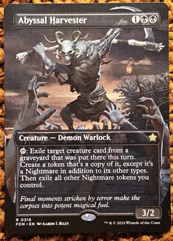 ✨Abyssal Harvester✨ MTG | Foundations | Borderless | NM/M | R 0316 - Image 1