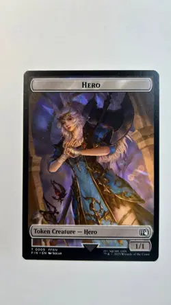 MTG Final Fantasy Double Sided Token Hero Bird #009/00172 Magic the Gathering - Image 1