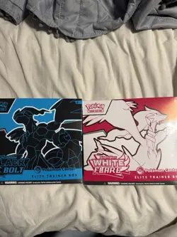 📦 Pokemon Center ETB x2 - Black Bolt & White Flare - Sealed ✅ Next day Shipping - Image 1