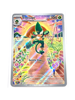 Simisage 090/086 Illustration Rare Holo Black Bolt POKEMON TCG S&V BLK EN NM/M - Image 2
