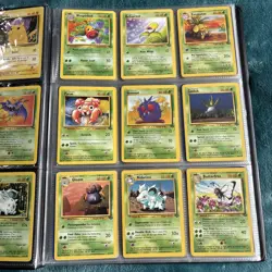 Old Vintage Wotc Pokemon Tcg Binder Bundle Joblot X86 Cards No Duplicates - Image 5