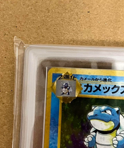 Pokemon Card Blastoise No.009 Holo Rare Old Back Base Set 1996 Japanese ARS 9 - Image 4