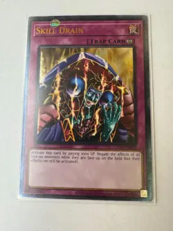 YUGIOH Skill Drain Ultimate Rare OP19-EN003 - Image 1