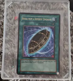 Yugioh Card - Burial From A Different Dimension DP03-EN026 - Image 1