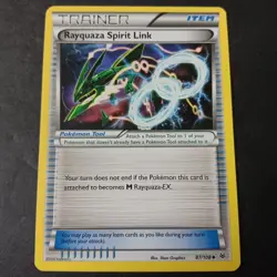 Rayquaza Spirit Link 87/108 XY Roaring Skies Regular Uncommon Pokemon Card - Image 1