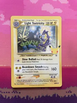 Pokemon Card Light Toxtricity SWSH137 Black Star Promo Near Mint - Image 1