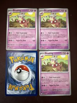 Slowking 058/142 x4 - 4x Playset - Pokemon S&V Stellar Crown - 4 Card Set - Image 1