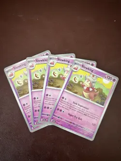 Slowking 058/142 x4 - 4x Playset - Pokemon S&V Stellar Crown - 4 Card Set - Image 2