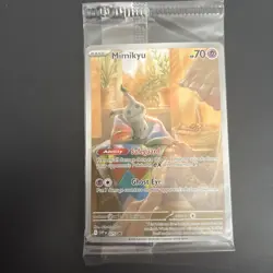 Mimikyu SVP 075 - S&V Paldean Fates Sealed ETB Promo - English Pokemon Card TCG - Image 1