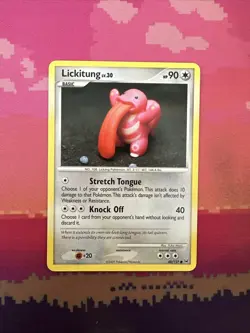 Pokemon Card Lickitung Platinum Common 80/127 Near Mint - Image 1
