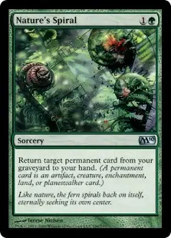 Nature's Spiral - Light Play MTG Magic 2010 Core Set - Image 1
