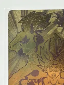 PBS-02 Son Goku Super Dragon Ball Heroes Card Japanese Vintage Rare Gold - Image 2