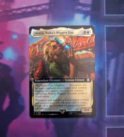 Sierra, Nuka's Biggest Fan - Surge Foil - Extended Art - Fallout MTG - NM - Image 1