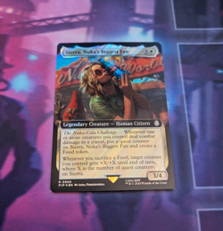 Sierra, Nuka's Biggest Fan - Surge Foil - Extended Art - Fallout MTG - NM - Image 2