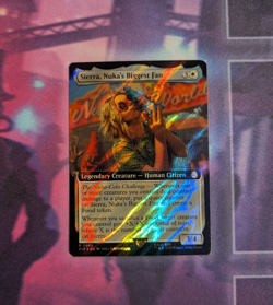 Sierra, Nuka's Biggest Fan - Surge Foil - Extended Art - Fallout MTG - NM - Image 3