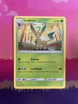 Pokemon Card Leafeon SM237 Black Star Promo Near Mint - Image 1