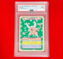 PSA 9 Pinsir #127 Topsun Blue Back Pokemon Card Japanese Mint 1997 From Japan - Image 3