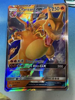 Charizard GX SM211 Full Art Promo Shining Legends Pokemon Card - Image 1