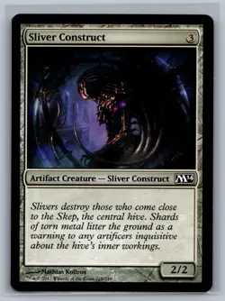 Magic MTG Magic 2014 4x Sliver Construct #218/249 TCG CCG M14 Playset - Image 1