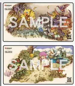 MTG Final Fantasy Chocobo Mystery Dungeon Playmat Set Clue Great War Japanese - Image 1
