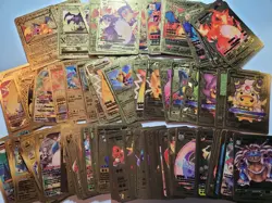 🔥 Pokemon Gold Foil - Total of 92 Fan Art Cards🔥 - Image 1
