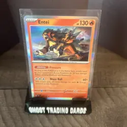 2023 Pokemon Entei - 030/197 - Pokemon TCG Obsidian Flames (2023) - Holo Rare - Image 1