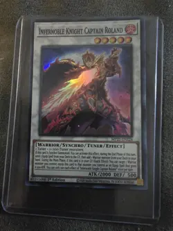 Yugioh! Infernoble Knight Captain Roland - MP21-EN126 - Super Rare - 1st Edition - Image 1