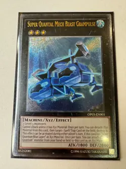 YUGIOH Super Quantal Mech Beast Grampulse Ultimate Rare OP03-EN003 - Image 1