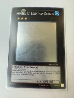 YUGIOH Number 17: Leviathan Dragon Ghost Rare UNL Edition GENF-EN039 - Image 1
