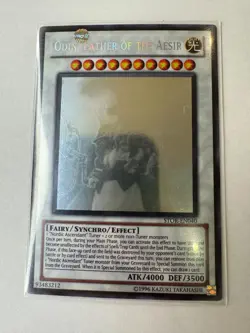 YUGIOH Odin, Father of the Aesir Ghost Rare UNL Edition STOR-EN040 - Image 1